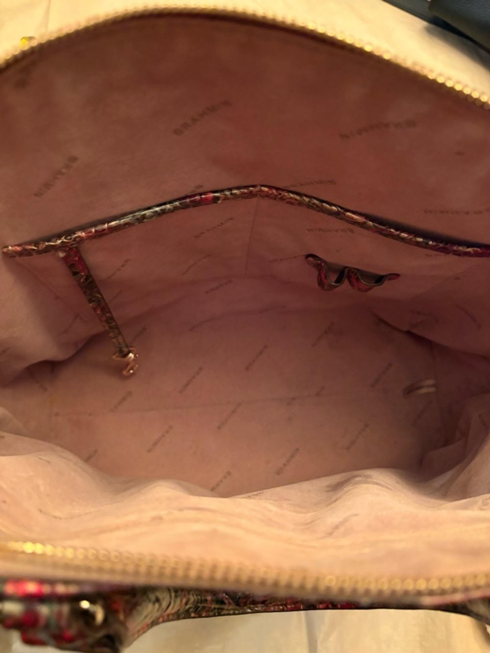 Brahmin Melbourne Duxbury Satchel in Harvest - Picture 6 of 12